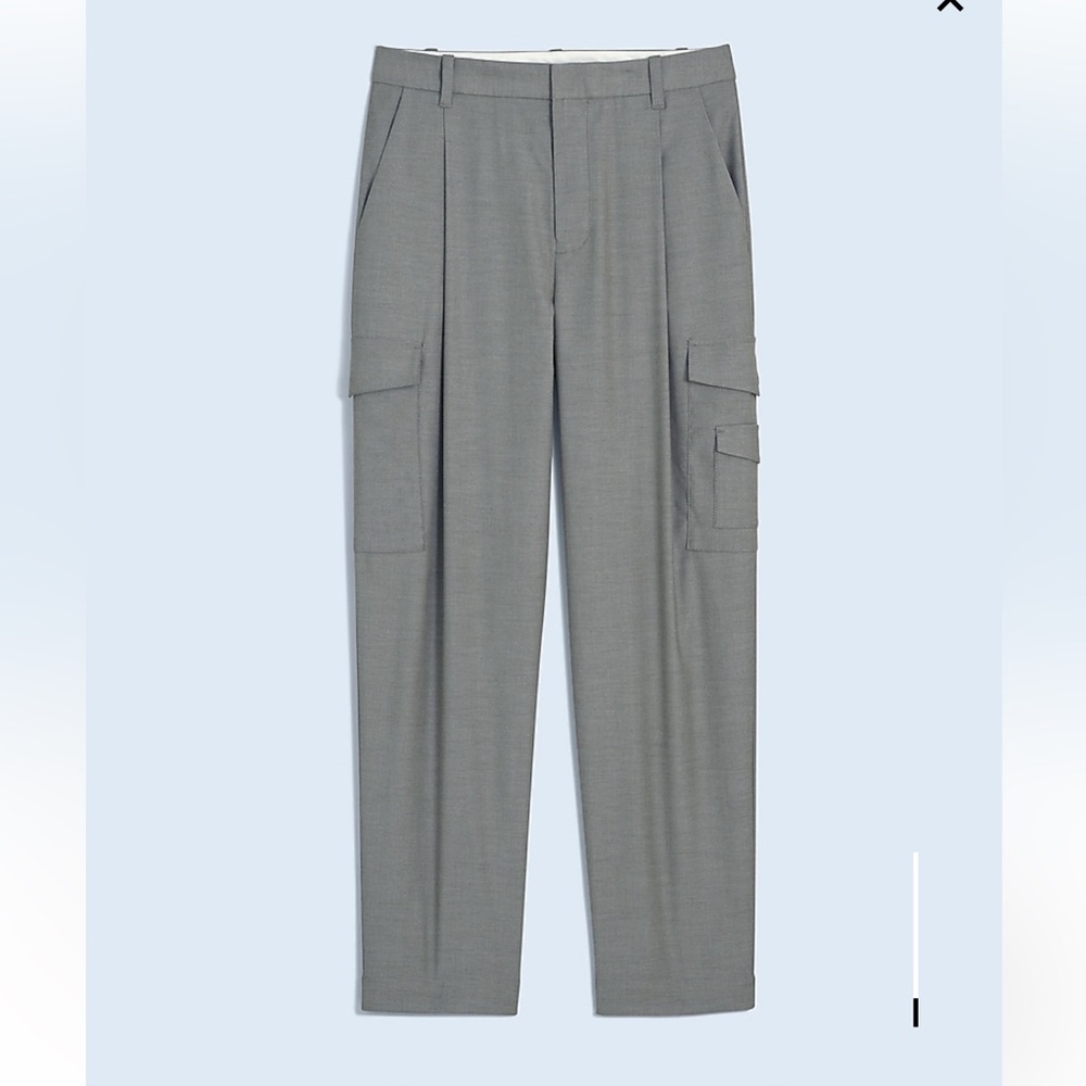 Madewell Gray Cargo Pants NWT